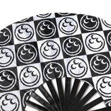 Load image into Gallery viewer, Checkered Double Sided Hand Fan