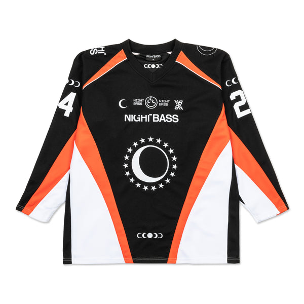 Night Bass Hockey Jersey (Orange)