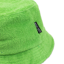 Load image into Gallery viewer, Green Terry Bucket Hat
