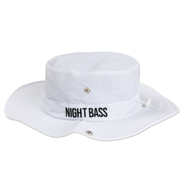 Night Bass White Boonie Hat