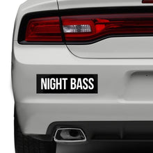 Load image into Gallery viewer, Night Bass Bumper Sticker