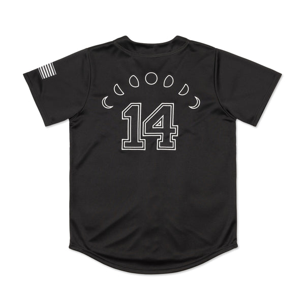 Night Bass Baseball Jersey (Black)