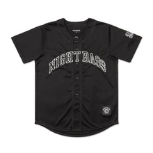 Load image into Gallery viewer, Night Bass Baseball Jersey (Black)
