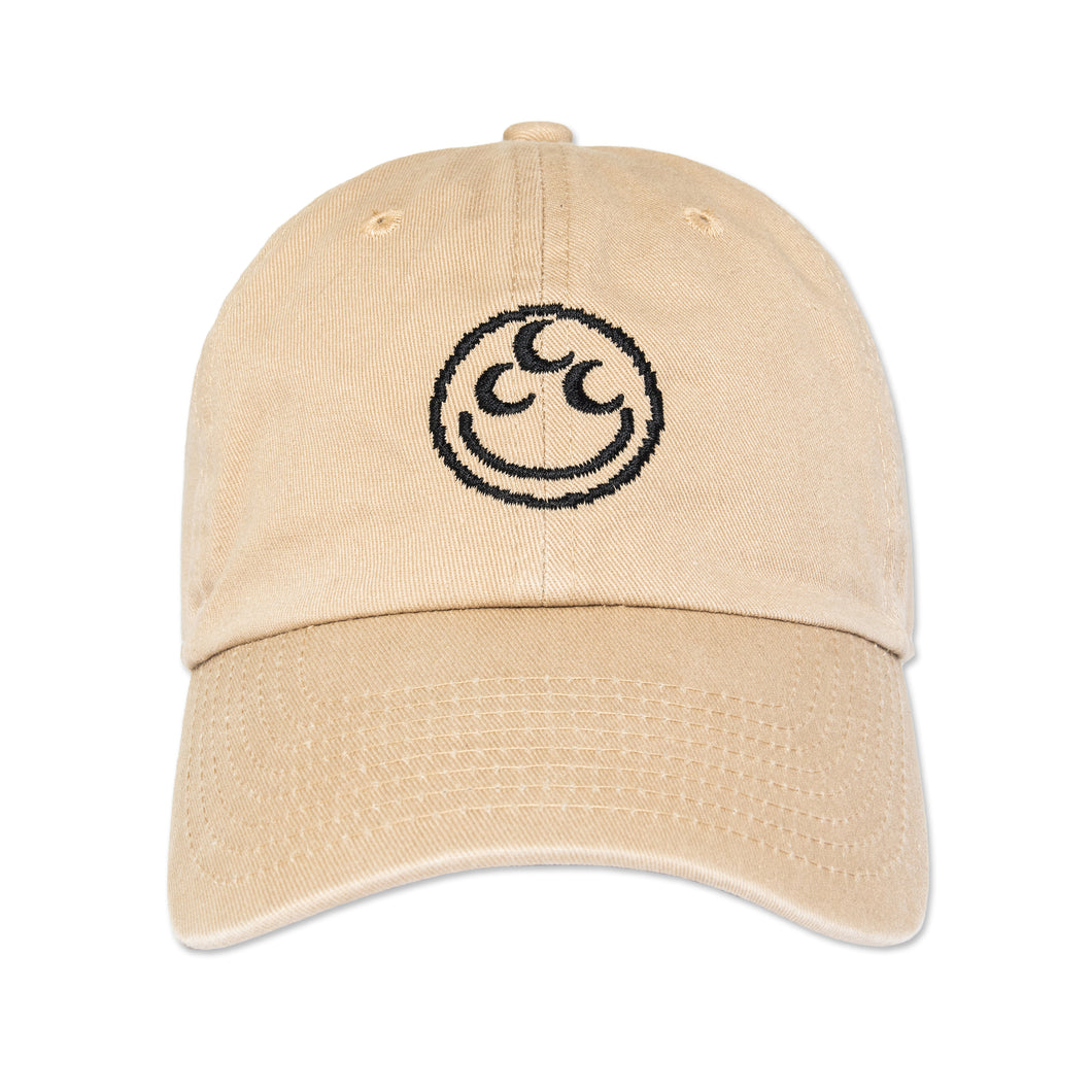 Rave Smile Dad Hat (Khaki)