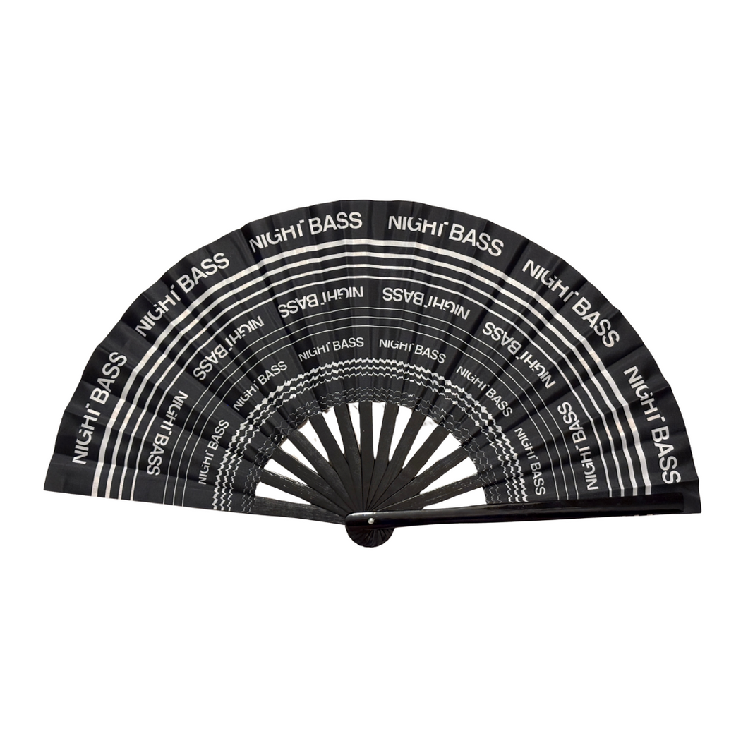 Night Bass Records Hand Fan