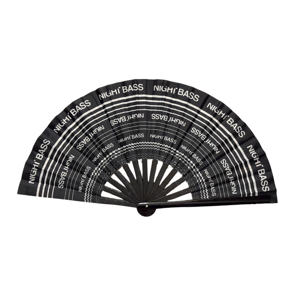 Night Bass Records Hand Fan