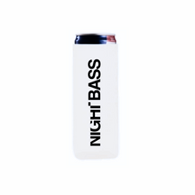 Load image into Gallery viewer, Night Bass Koozie (Slim Can) White
