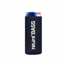 Load image into Gallery viewer, Night Bass Koozie (Slim Can) Black
