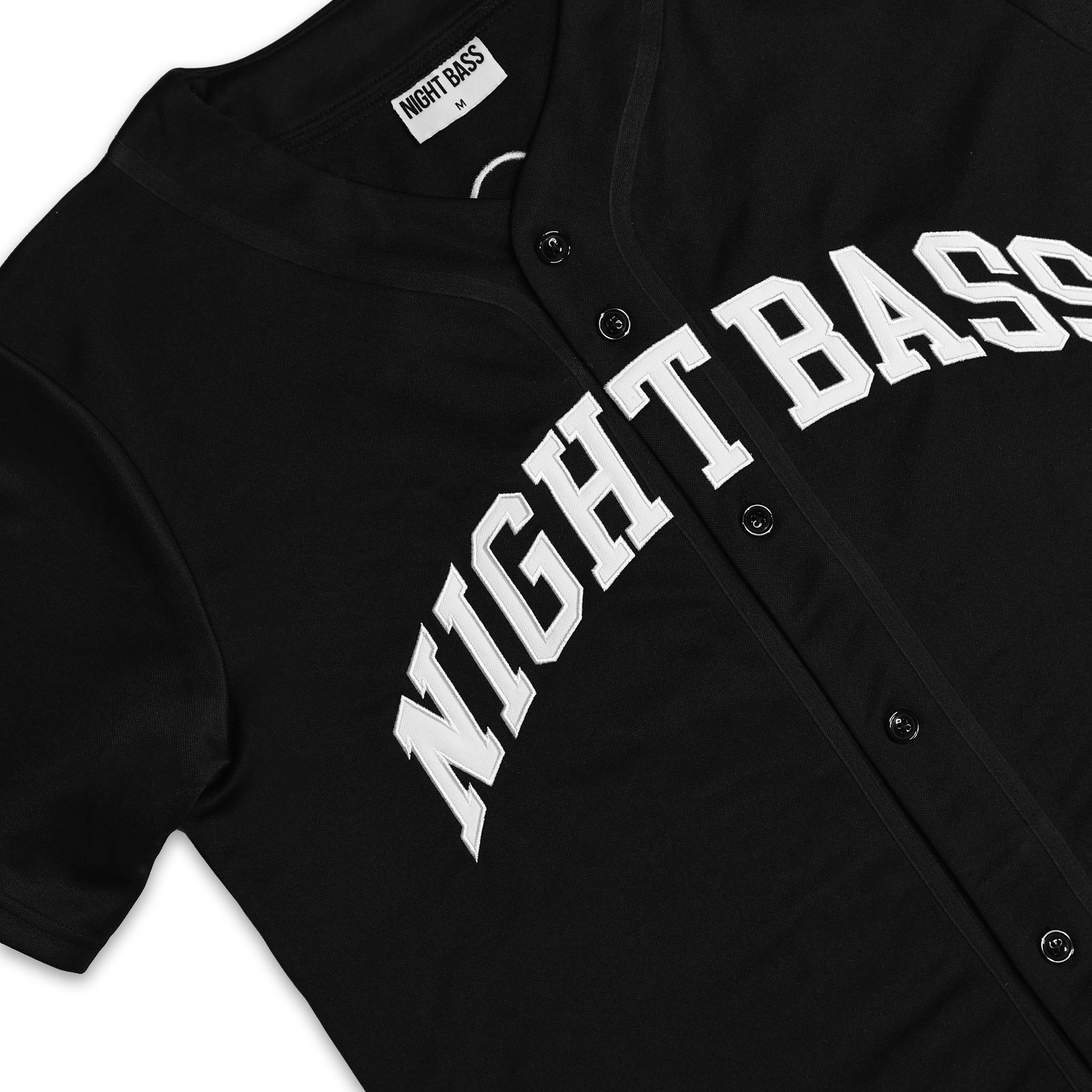 La Baseball Jersey - Black/White Black/White / M