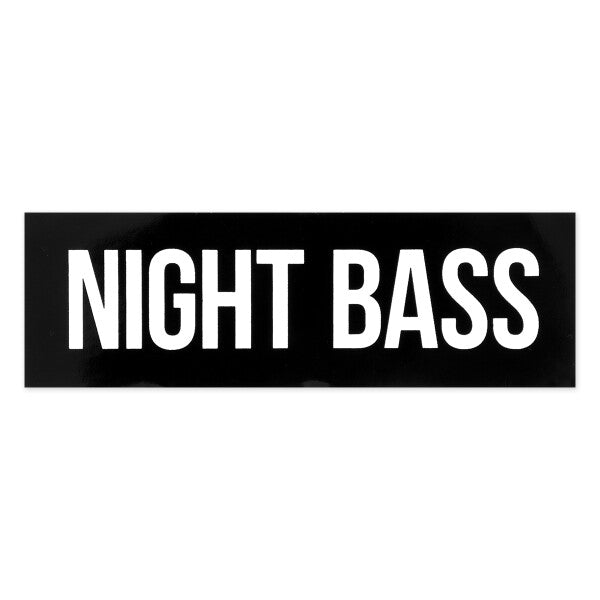 Night Bass Logo Sticker