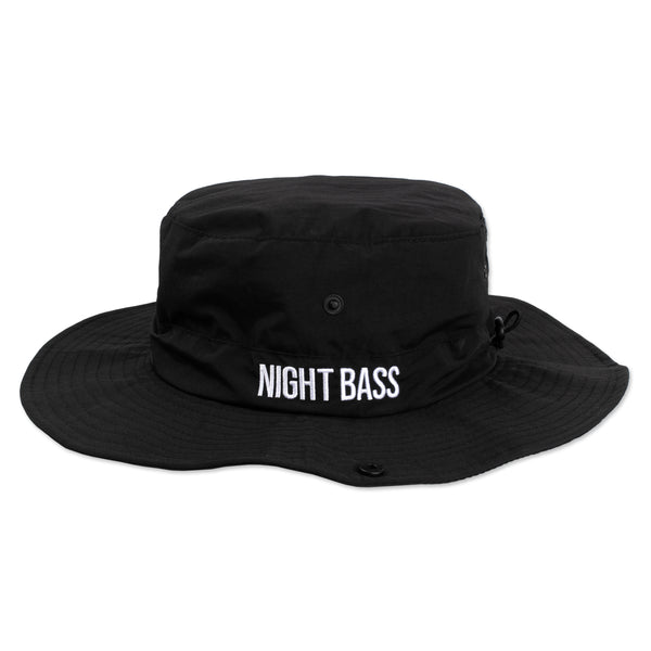 Night Bass Black Boonie Hat