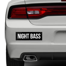 Load image into Gallery viewer, Night Bass Bumper Sticker
